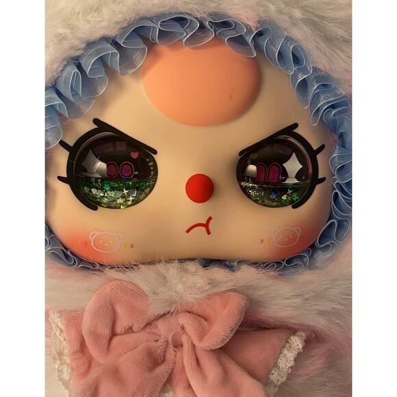 NIB BABY THREE 800% AI- DREAMER MEH Pink Sheep LIQUID Glitter EYES. Talking DOLL - Picture 2 of 11